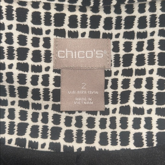 Vintage Chico's Pointe Topper Geometric Jacket - Picture 11 of 11